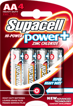 Supacell zinc chloride batteries