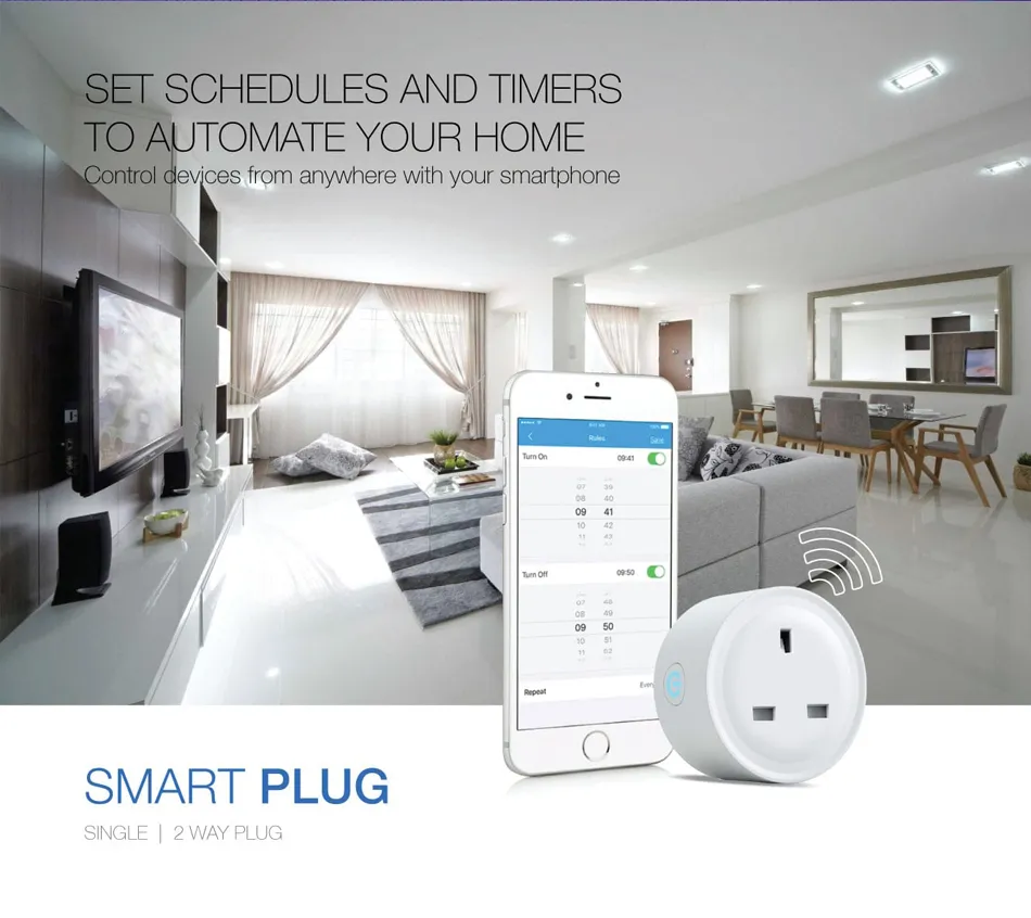 Supacell Smart plug: set schedules and timers to automate your home