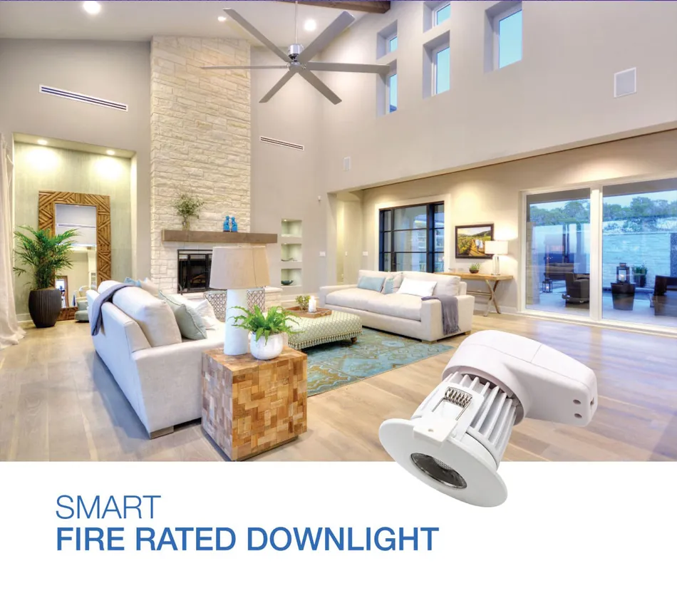 Supacell Smart fire rated downlight