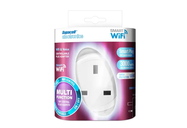 Supacell Smart WiFi plug pack