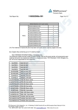 RoHS2 compliance document – page 14 of 17