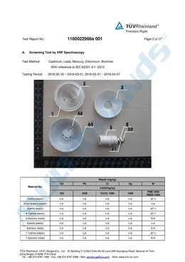 RoHS2 compliance document – page 2 of 17