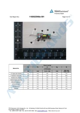 RoHS2 compliance document – page 4 of 17