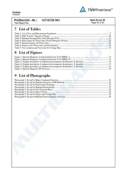 Test Report Certificate no.14716728 – page 30 of 30