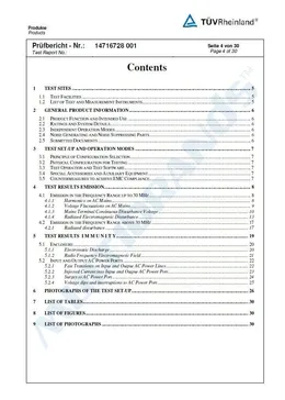 Test Report Certificate no.14716728 – page 4 of 30