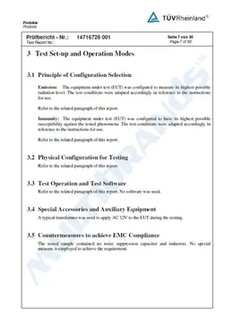Test Report Certificate no.14716728 – page 7 of 30