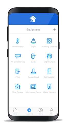 Supacell Smart app equipment list