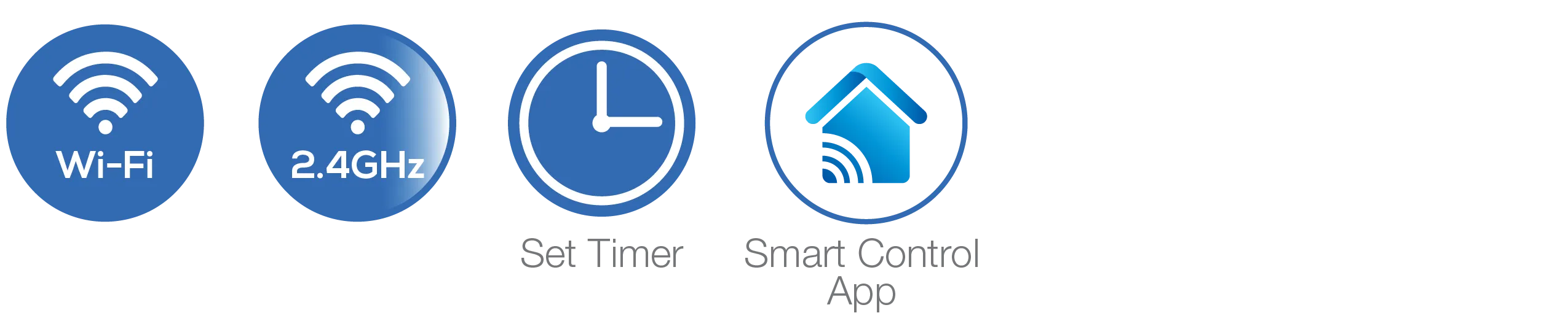 Smart Plug features: Wi-Fi, 2.4GHz, set timer, Smart Control App