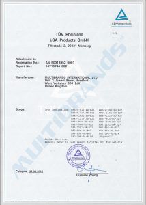 LED CE Certificate - LVD 14715744-2